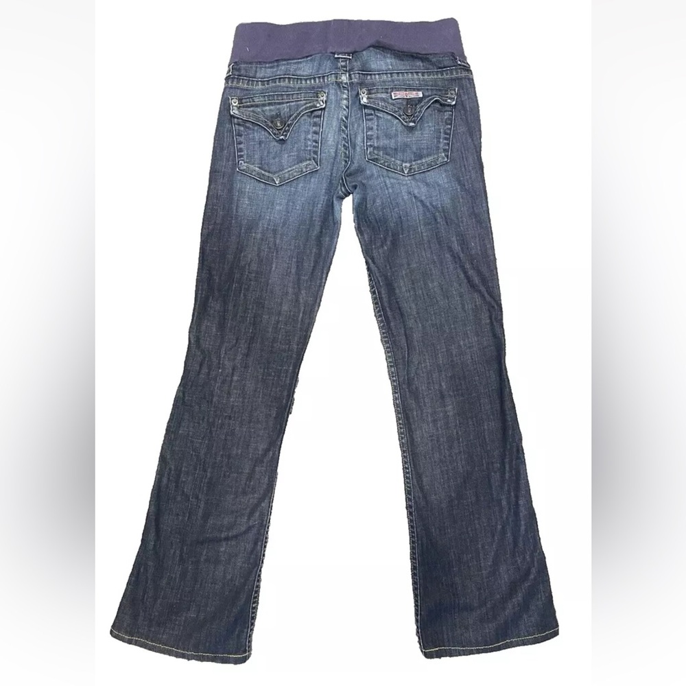 Hudson Maternity Jeans Mid Rise Boot Cut Stretch Size 28